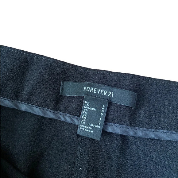 Forever21 high Rise Black Trouser Sz L - Picture 3 of 6